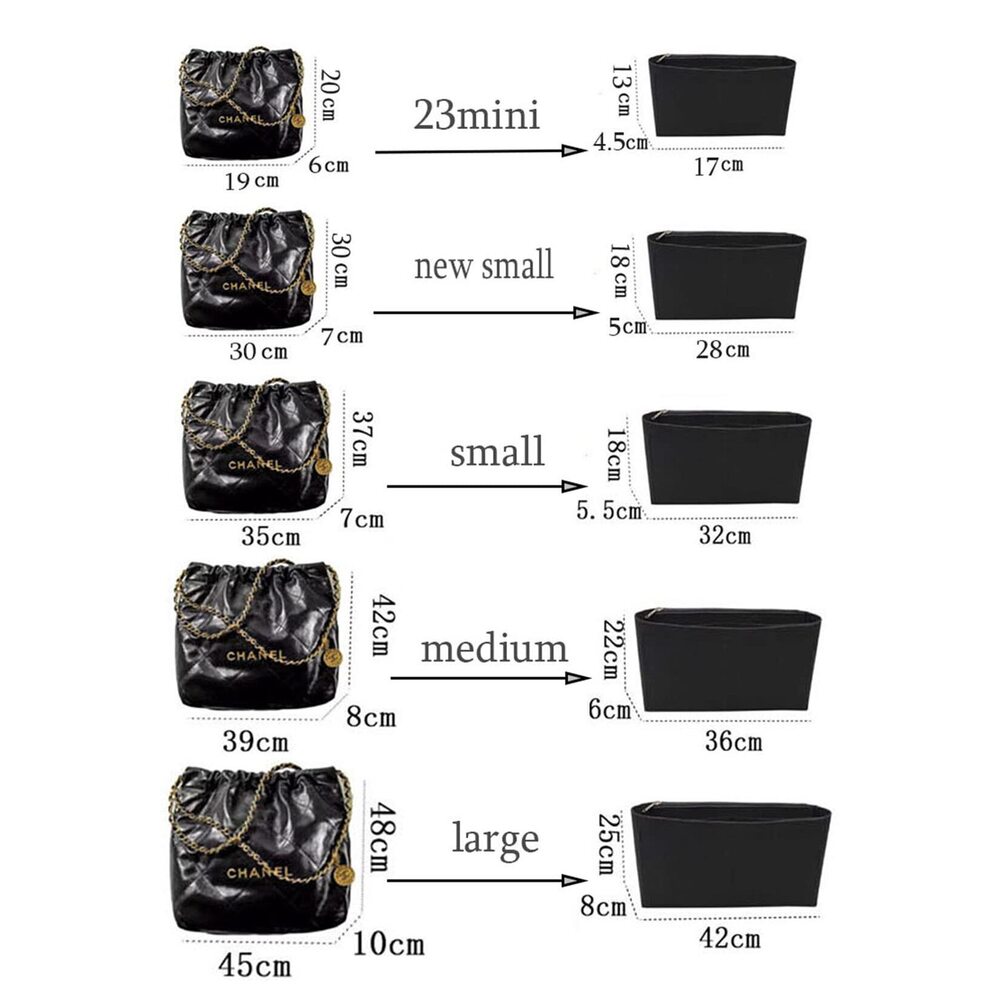 4786 Purse Organizer Insert for 22 bag mini rectangle 23S bag insert - Picture 2 of 3
